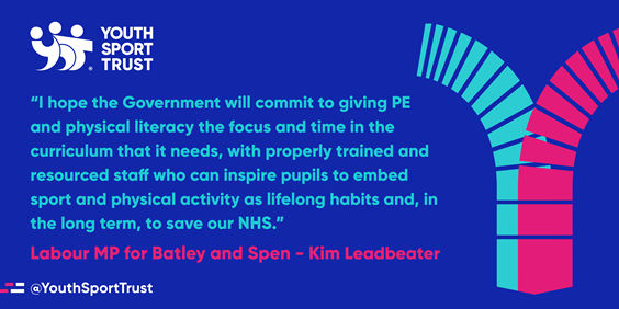 Kim Leadbeater on PE and physical literacy