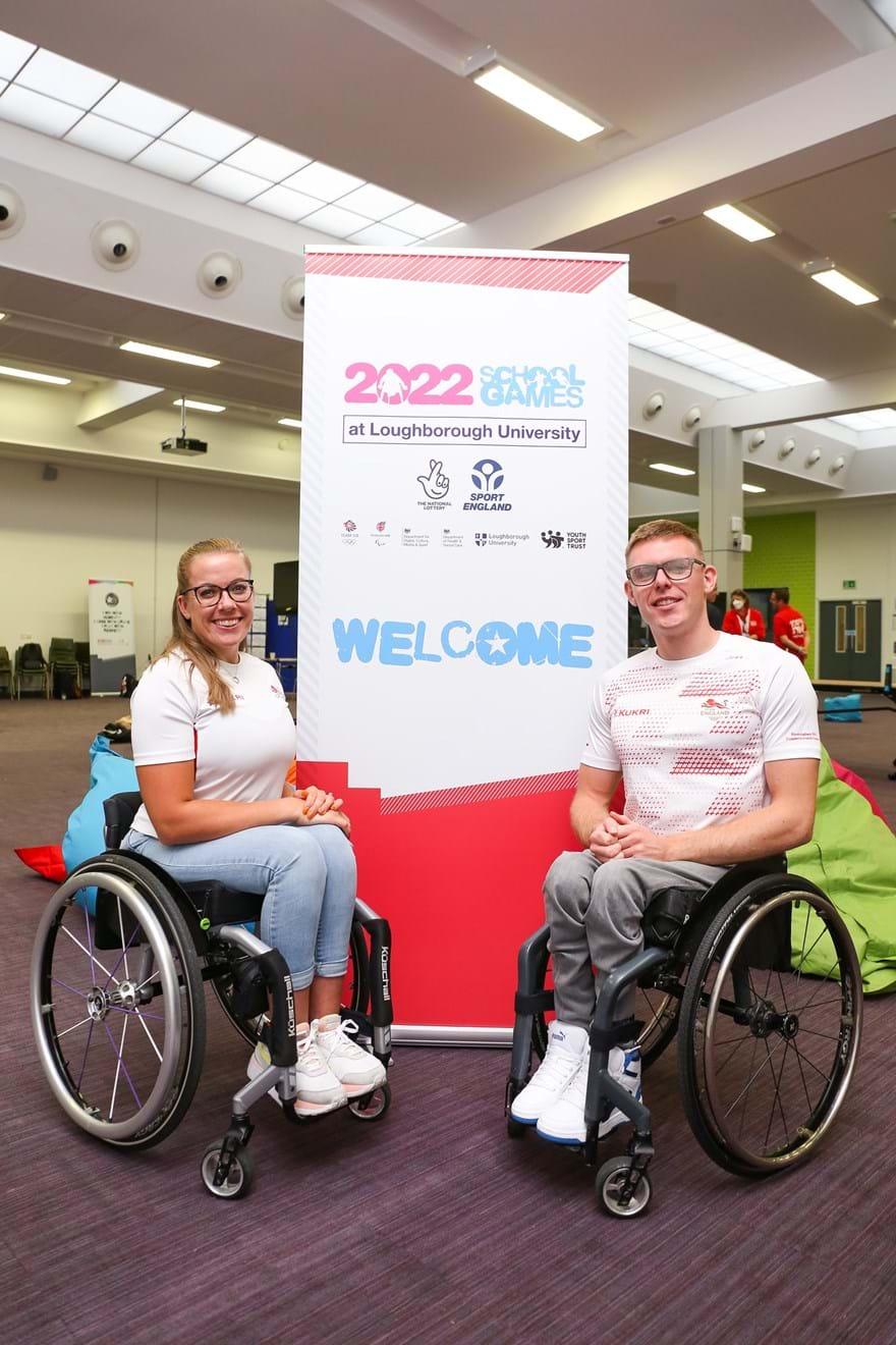 Hannah Cockroft and Nathan Maguire visit the Games