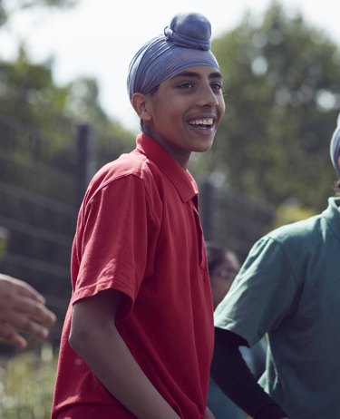 Young person enjoying sport